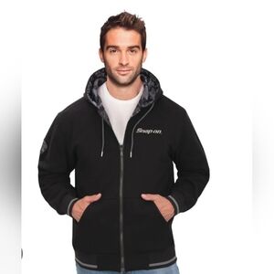 Snap-On CHOKO Black/Camo Mens Zip-up Hoodie